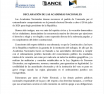 Declaración de las Academias Nacionales